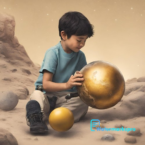 Boy Playing with pluto